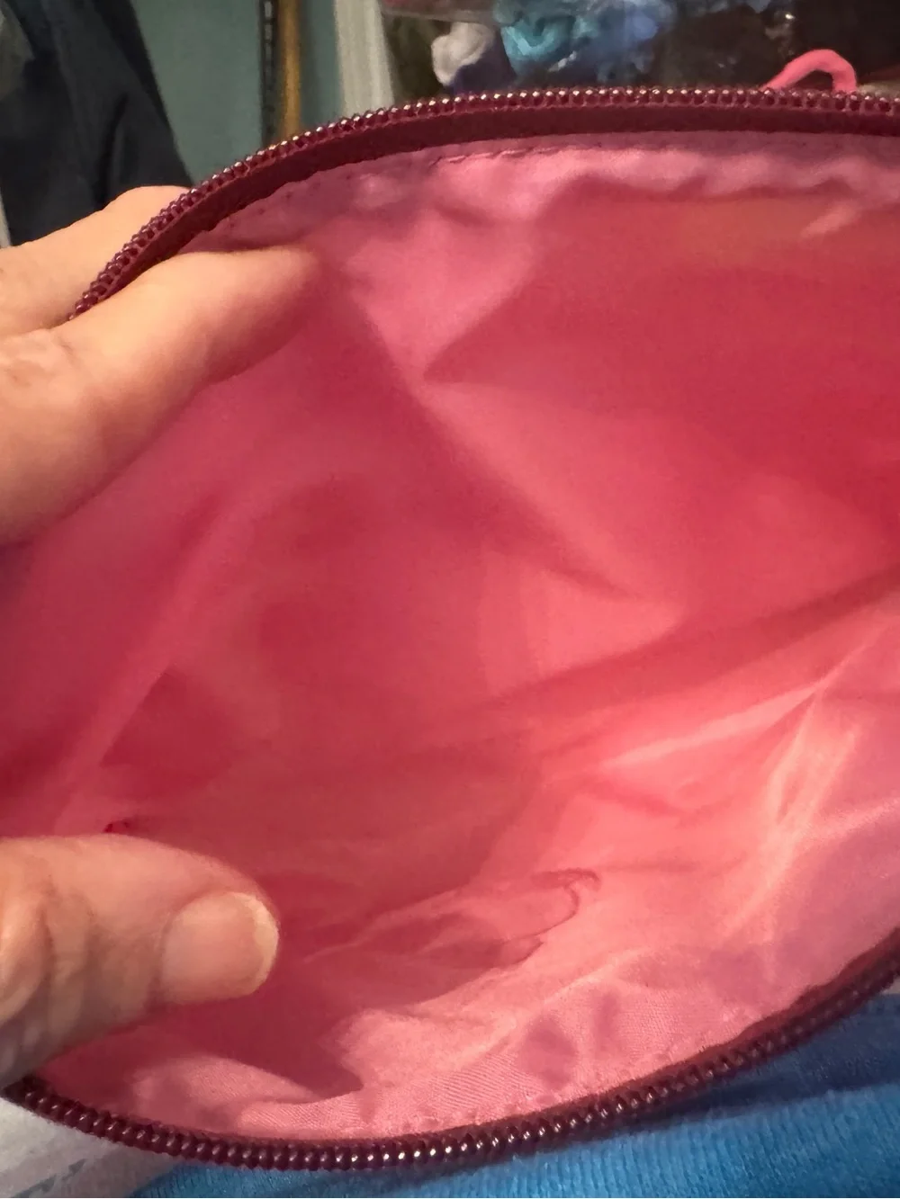 Clinique Pink & Green Floral Travel Pouch